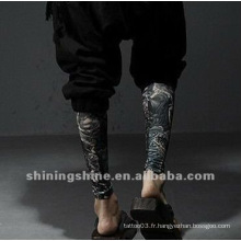 2015 chaussettes en peau de tatouage pour homme et femme